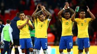Brasil diprediksi bisa keluar menjadi juara Grup E. Adapun posisi runner up direbut Serbia. (Quinn Rooney/Getty Images)