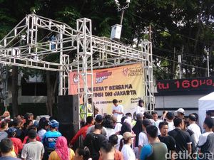 Bangun Kesadaran Warga, KPU DKI Sosialisasi Pemilu 2019 di CFD Bangun Kesadaran Warga, KPU DKI Sosialisasi Pemilu 2019 di CFD