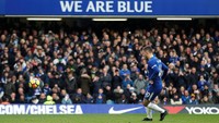 Di lini depan, Eden Hazard mengobrak-abrik pertahanan Newcastle yang diakhiri dengan dua gol untuk Chelsea. Hazard melepaskan sembilan tembakan, dua menciptakan peluang, empat kali melepaskan umpan silang, sembilan kali sukses melewati pemain lawan. (Foto: Paul Childs/Action Images via Reuters)