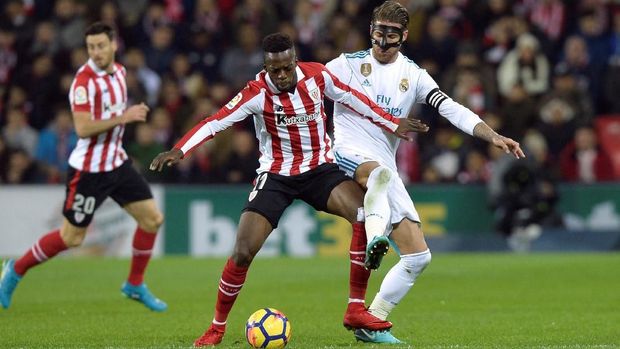 Inaki Williams menolak tawaran MU karena ingin pensiun di Athletic Bilbao. (
