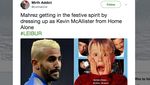 Foto: Riyad Mahrez Blonde, Mirip Ryan Gosling atau Eminem?