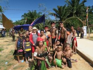 Ketika Suku Dayak Pesta Panen