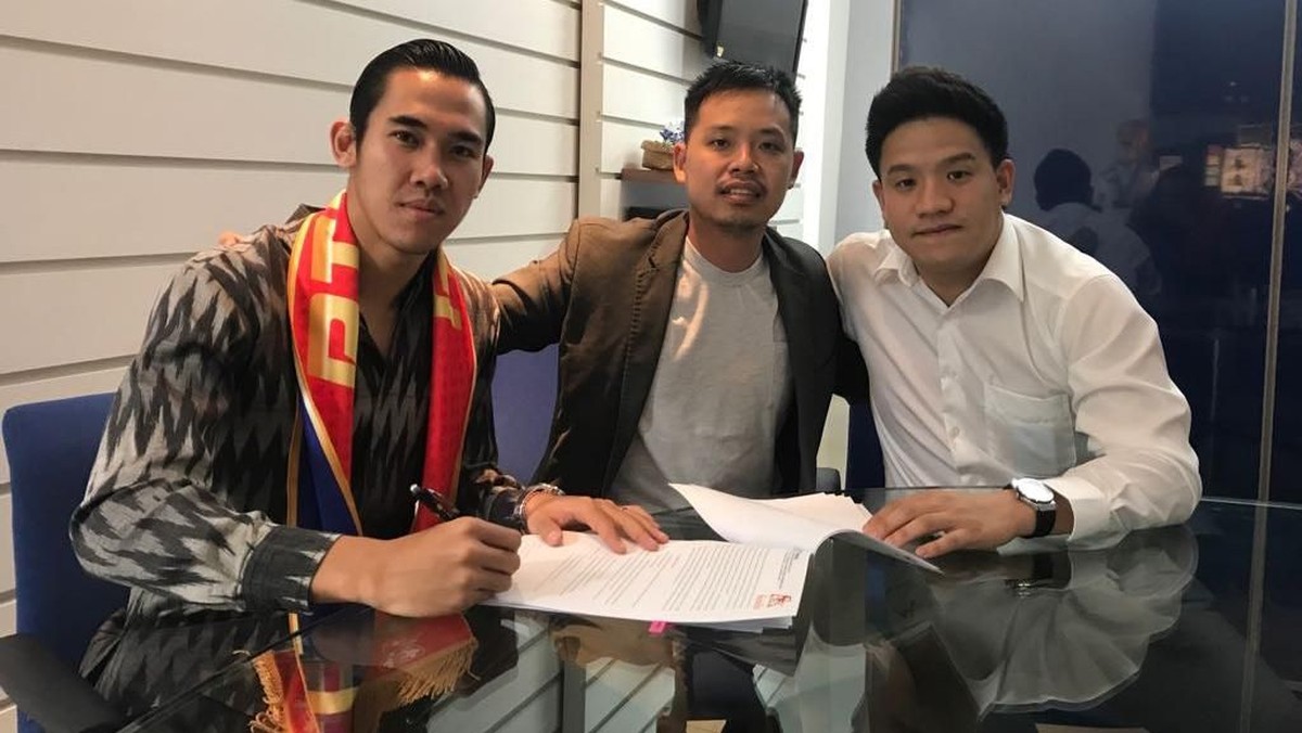 Ryuji Utomo bergabung dengan PTT Rayong untuk biayai pengobatan ayahnya. (Gabriel for detikSport)