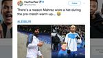 Foto: Riyad Mahrez Blonde, Mirip Ryan Gosling atau Eminem?