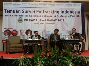 Survei Poltracking: Ridwan Kamil Masih Ungguli Deddy Mizwar