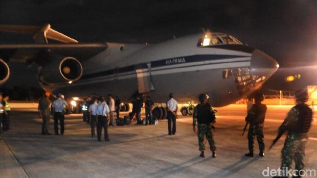 Pesawat militer Rusia tiba di Bandara Frans Kaisepo, Biak