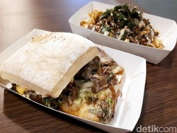 Roast Beef Gusto: Empuk Juicy Lembaran Daging Panggang Diapit Roti Ciabatta