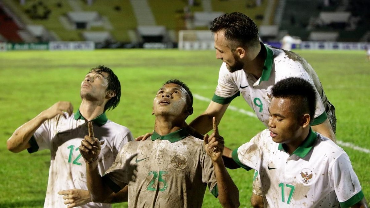 Gavin Kwan Adsit saat membela Timnas di Aceh World Solidarity Cup. (Irwansyah Putra/Antara)