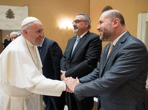 Foto: Ramai Soal Yerusalem, Paus Fransiskus Ditemui Menag Palestina