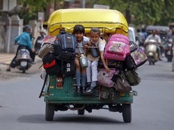 Di India, Salah Satu Penyumbang Kecelakaan Adalah Bajaj