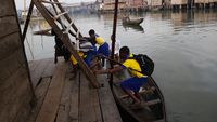 Foto: Sekolah Terapung ala Nigeria