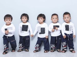 Potret si Kembar 5 AIUEO, Makin Gede Makin Nggemesin!
