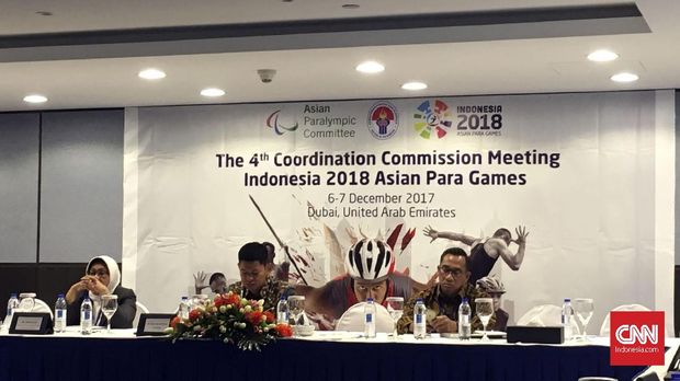 Asian Paragames akan digelar pada October 2018.