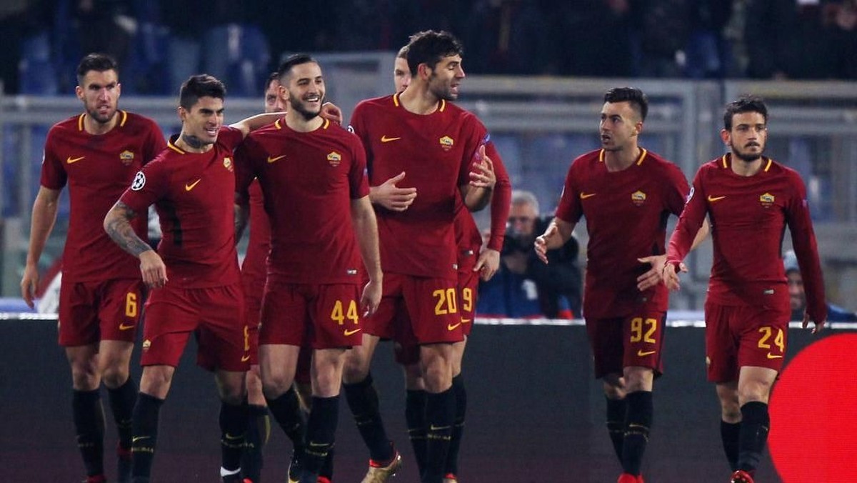 AS Roma lolos ke babak 16 besar Liga Champions sebagai juara Grup C (Foto: Paolo Bruno/Getty Images)