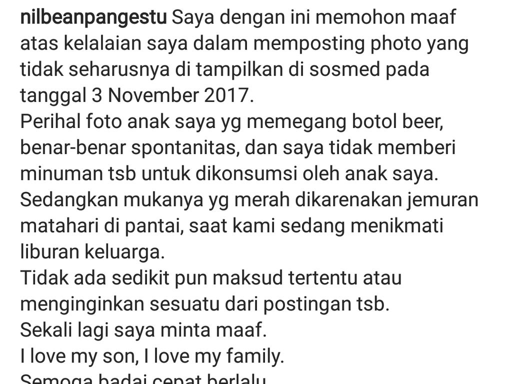 Foto Balita Pegang Bir Viral, Ayahnya Lalu Minta Maaf Foto Balita Pegang Bir Viral, Ayahnya Lalu Minta Maaf