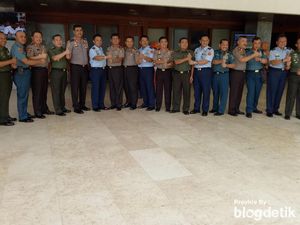 Top! TNI-Polri Kompak Jelang Uji Kepatutan Marsekal Hadi di DPR