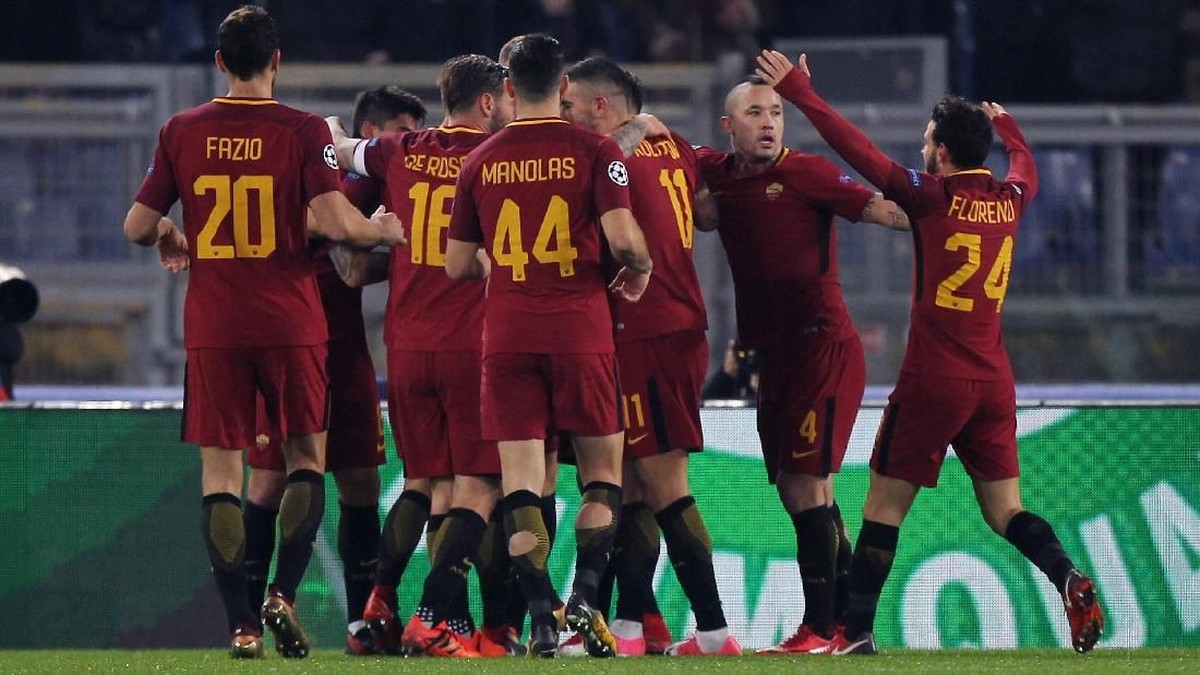 AS Roma finis sebagai juara Grup C, mengungguli Chelsea dan Atletico Madrid (Foto: Paolo Bruno/Getty Images)
