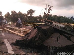 Perbaikan Jembatan Barongan Bantul Selesai Akhir Desember