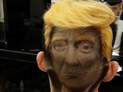 Unik! Wajah Trump Jadi Model Potongan Rambut di Taiwan
