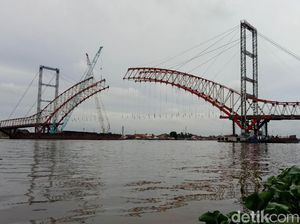 Selesai 94%, Jembatan Musi VI Beroperasi Sebelum Asian Games 2018