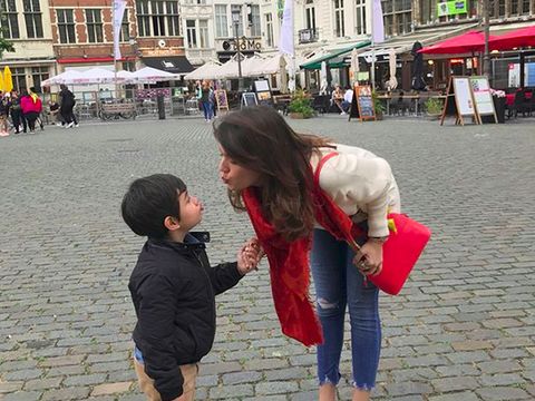 Carissa Putri dan anaknya/
