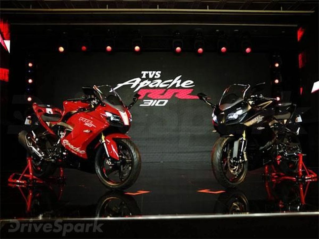 Begini Tampang Motor Kawin Silang TVS dan BMW Begini Tampang Motor Kawin Silang TVS dan BMW