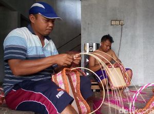 Cerita Pengrajin Parsel di Jepara Kesulitan Dapatkan Rotan