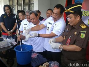 BNNP Jateng Musnahkan Sabu Senilai Rp 800 Juta
