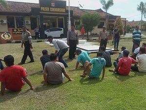 Sering Ganggu Turis, Puluhan Preman di Mataram Diciduk Polisi