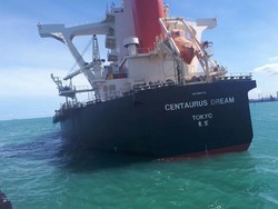 Kapal Kargo Berbendera Jepang Kandas di Perairan Cilegon