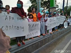 Kunker di Rembang, Menteri Susi Disambut Deretan Poster Pro Cantrang