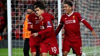 Porto vs Liverpool. Porto kalah 1-2 pada leg pertama di Porto, Liverpool menang 2-1 pada leg kedua di Liverpool. Liverpool lolos dengan agregat 4-2. (Foto: Clive Brunskill/Getty Images)