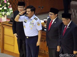 DPR Kirim Surat Persetujuan Marsekal Hadi Jadi Panglima ke Jokowi DPR Kirim Surat Persetujuan Marsekal Hadi Jadi Panglima ke Jokowi