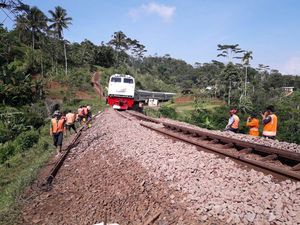 Jalur Ambles di Garut Sudah Dapat Dilintasi Kereta