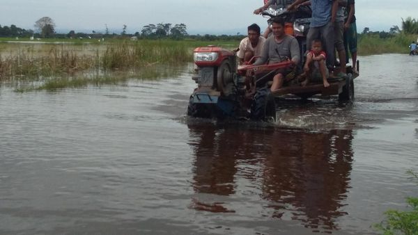 Foto: Banjir Masih Genangi Aceh Utara, Warga Kekurangan Makanan