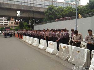 Akan Ada Demo, Kedubes AS Dijaga Ketat Ratusan Polisi Akan Ada Demo, Kedubes AS Dijaga Ketat Ratusan Polisi