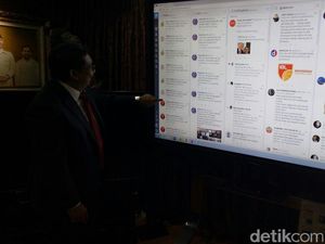 Foto: Dari Layar ini, Fadli Zon Pantau Tweet Jokowi hingga Trump