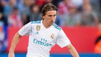 5. Luka Modric (32 tahun). Pemain Kroasia yang membela klub Real Madrid ini meraih 84 poin dari para jurnalis sepakbola di Eropa. (Foto: Alex Caparros/Getty Images)