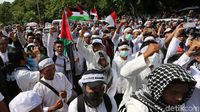 Suasana Terkini Demo di Depan Kedubes AS