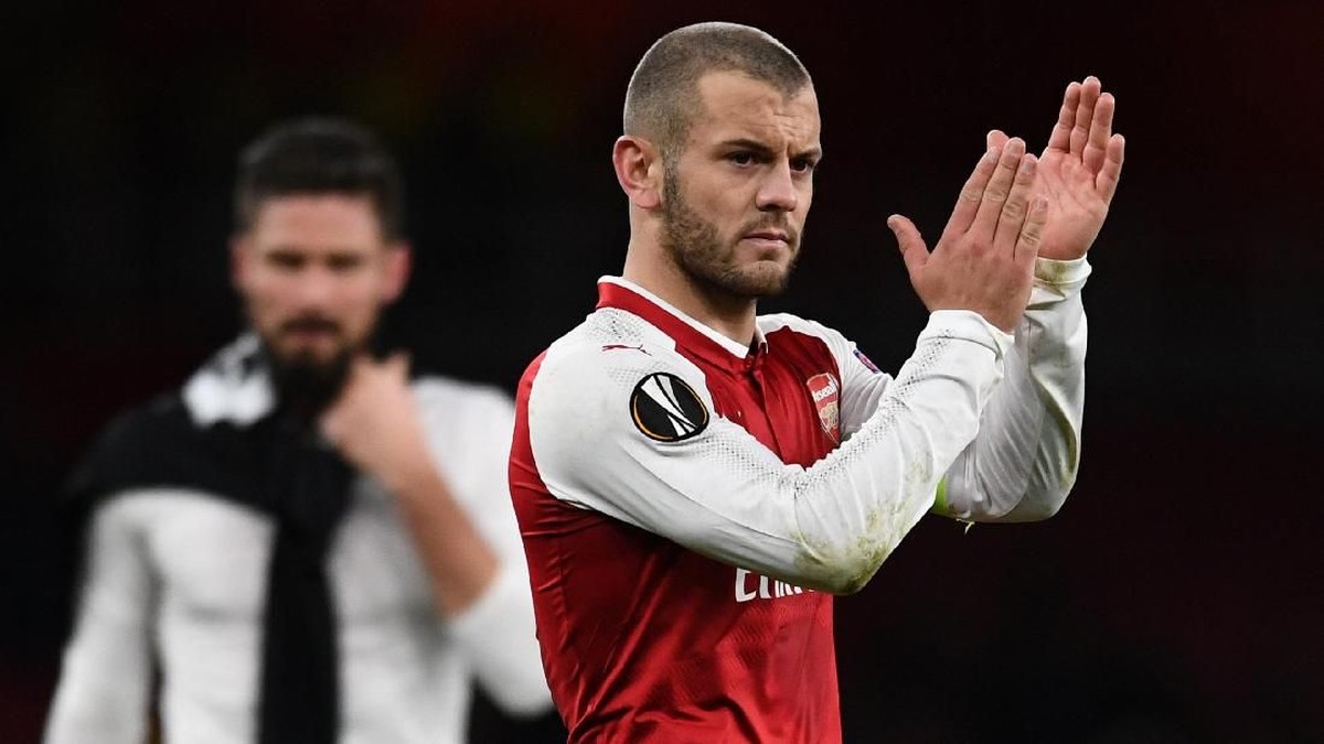 Jack Wilshere mengakhiri puasa golnya di laga melawan BATE (Foto: Dylan Martinez/REUTERS)