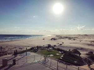 Begini Rasanya Naik Unta di Pantai Australia