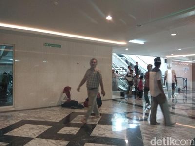 Foto: Parkir Basement ala Mall di Masjid Baiturrahman Aceh