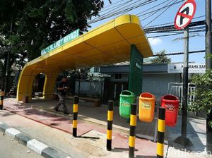 Foto: Keren, Begini Wajah Baru Halte Slamet Riyadi