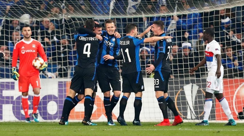 Kalahkan Lyon, Atalanta Jadi Juara Grup Kalahkan Lyon, Atalanta Jadi Juara Grup