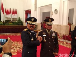 Beda Momen Pelantikan Gatot dan Hadi sebagai Panglima TNI