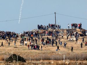 2 Warga Palestina Tewas dalam Aksi Memprotes Keputusan Trump di Gaza