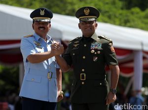 Doa dan Terima Kasih Prabowo untuk Jenderal Gatot dan Marsekal Hadi