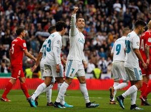 Ronaldo Dua Gol, Madrid Hajar Sevilla 5-0