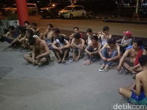 Jelang Natal, 25 Preman Terjaring Razia di Palembang