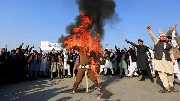 Potret Aksi Protes Trump yang Terus Bergulir di Berbagai Negara